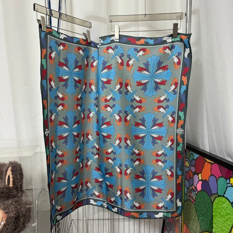 Top Tubo con Estampado Cruzado Colorido Estilo Coreano Nuevo de Verano, Accesorio de Moda Juvenil con Estampado Floral para M...