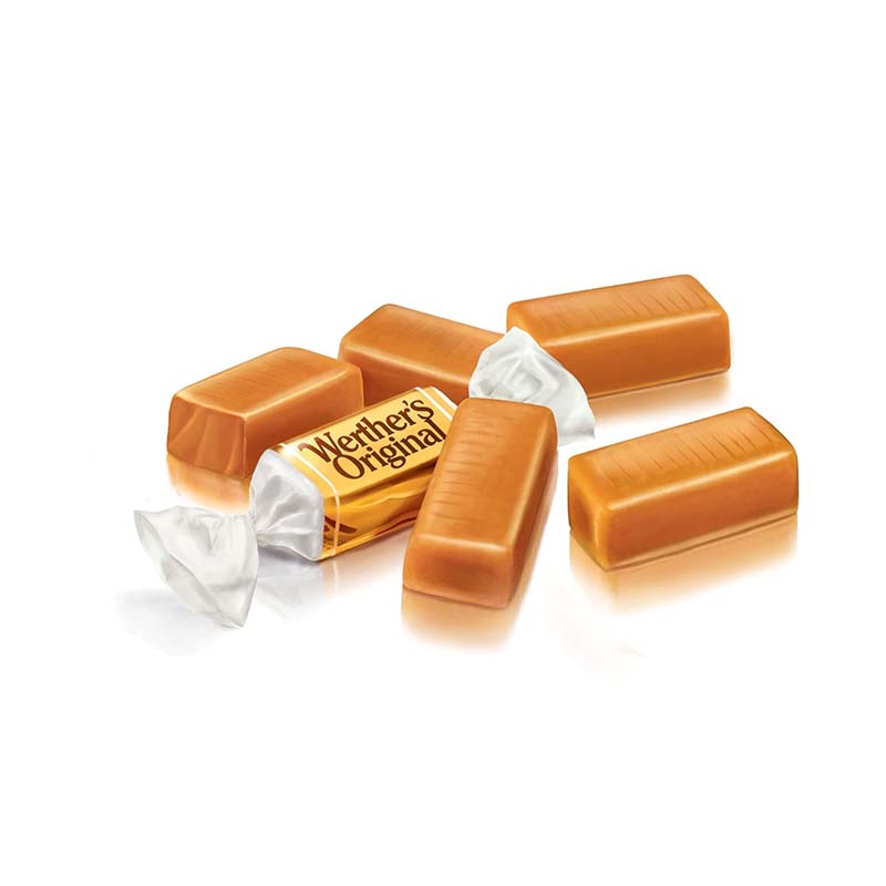 Werthers Original Chewy Caramels 2.4oz(68g)*2 packs