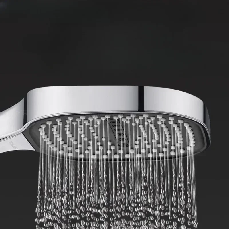 Soffione doccia ad alta pressione a 3 modalità Soffioni doccia a risparmio idrico Spruzzatore per massaggio ad acqua regolabile Accessori per il bagno di casa