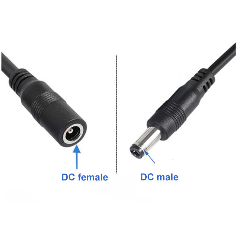 1 メートル USB 2.0 オス - 2 ウェイ DC オスメスオススプリッタケーブル 22awg 3A プラグ 5.5 × 2.5 ミリメートル電源コードアダプタコネクタストリップ W1