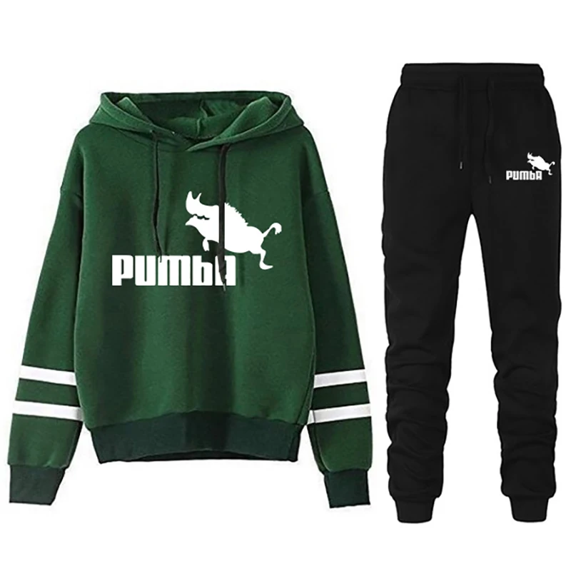 Conjunto de dos piezas para mujer, traje deportivo a rayas, Sudadera con capucha holgada y cómoda, chándal informal para correr diario a juego 2024