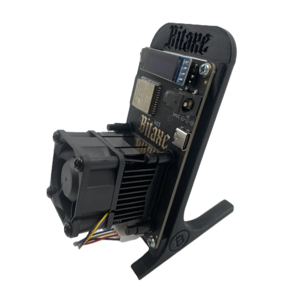 Bitaxe Supra 403 Mini BTC Solo Miner | 0,7TH/s ASIC com chip BM1368 | Baixa potência 18W | Máquina de mineração Bitcoin portátil e silenciosa