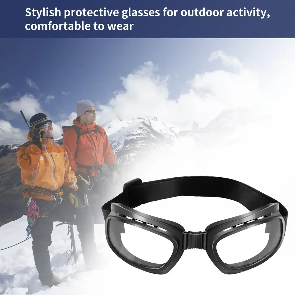 Nuevas gafas plegables Vintage para motocicleta, gafas de sol polarizadas para ciclismo de día y noche, gafas de protección UV a prueba de viento y polvo
