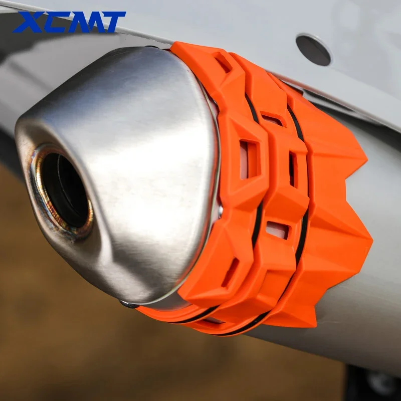 Motorcycle Exhaust Tail Pipe Muffler Shield Protector For KTM SX XC XCW XCF SXF EXC EXCF For HONDA YAMAHA KAWASAKI SUZUKI