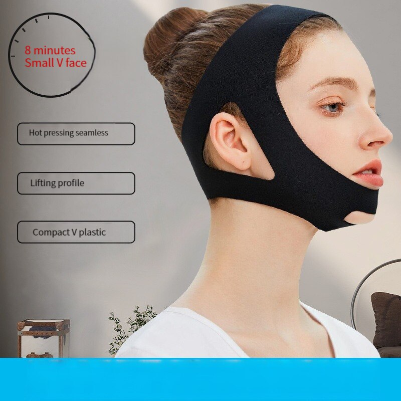 Bande de correction de la respiration de la bouche Bande de ronflement Bande de ronflement Anti-ronflement Chin Drag Chin Band pour empêcher la dislocation de la bande de soutien de la mâchoire