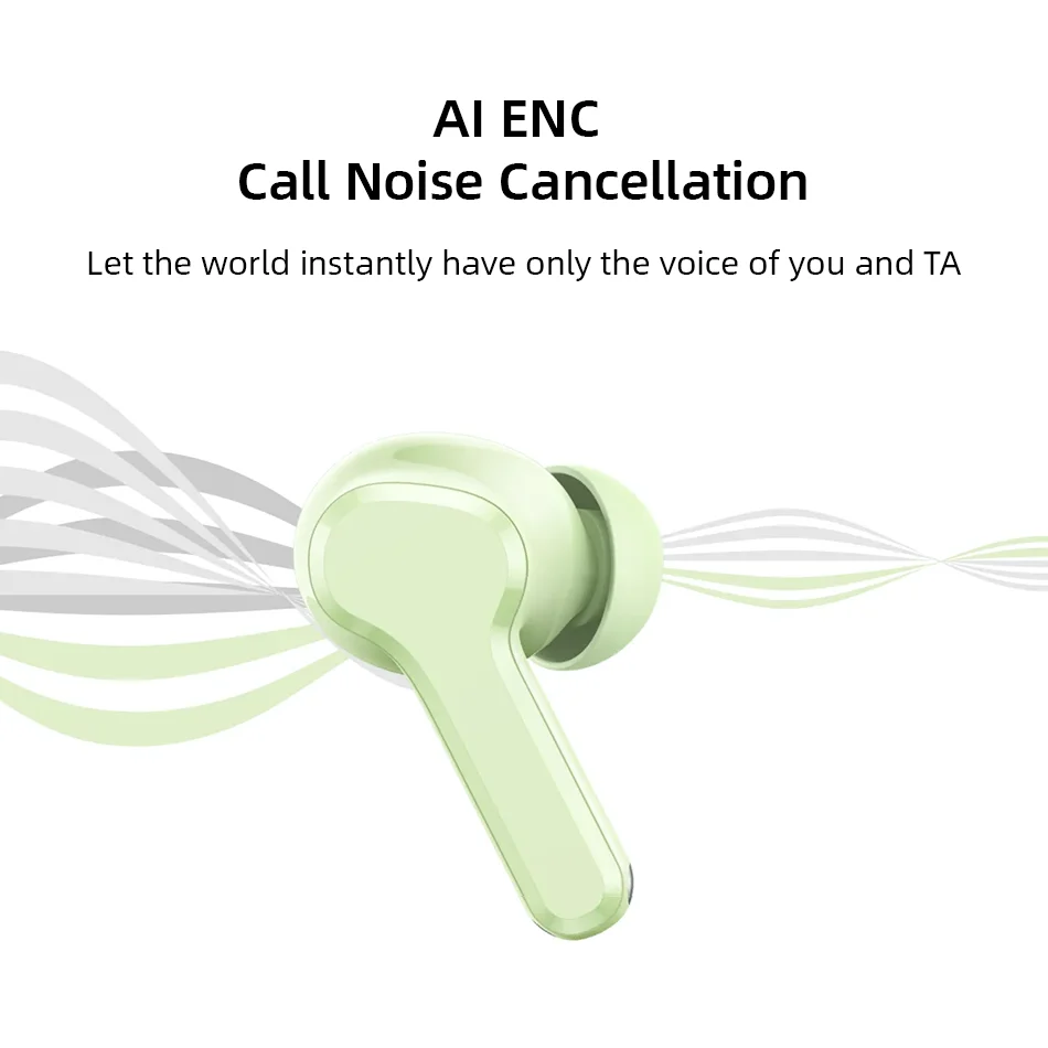 Global Version realme Buds T110 TWS Earphone Bluetooth 5.4 AI ENC Call Cancelling Wireless Headphone 38HourBattery For realme 12