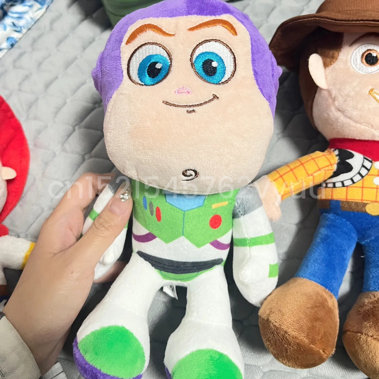 23 cm süßes Woody Buzz Lightyear Plüschtier, schöne gefüllte Anime-Jesse-Plüschtiere, Anhänger, Cartoon-Puppe, Heimdekoration, Weihnachtsgeschenke