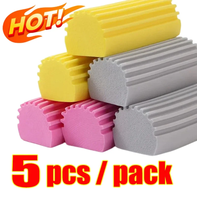 3 pçs/5 pçs espanador limpo úmido esponja casa carro esponja de limpeza molhada espanador reutilizável detalhando escova de lavagem acessórios de limpeza automática
