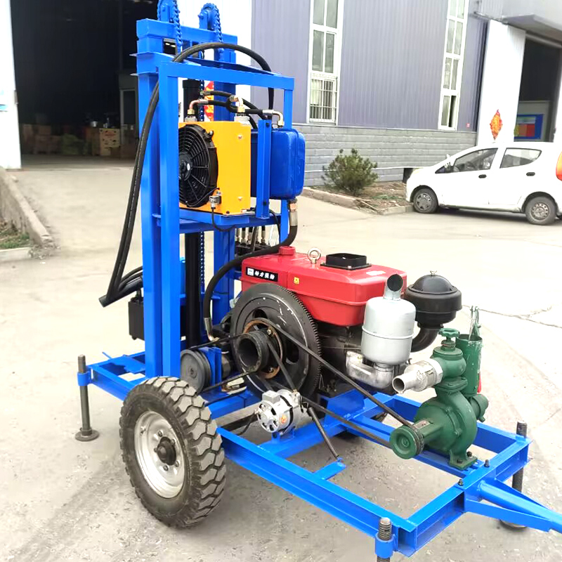 井戸掘削機,カスタマイズされたボアホール,ポータブル,180m