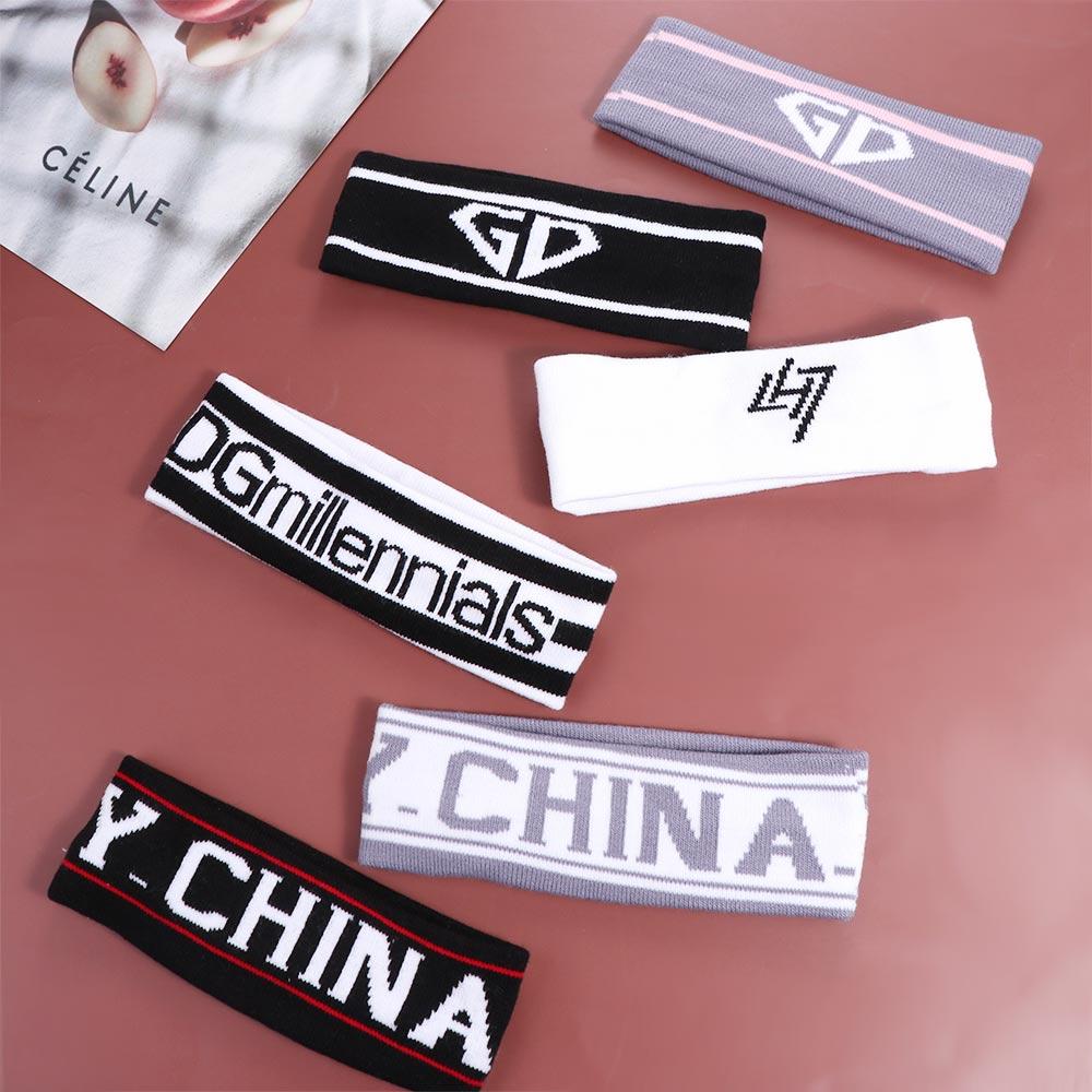 Ikat kepala penyerap olahraga anak-anak ikat kepala olahraga Yoga ikat kepala olahraga huruf ikat kepala keringat ikat kepala tenis untuk wanita