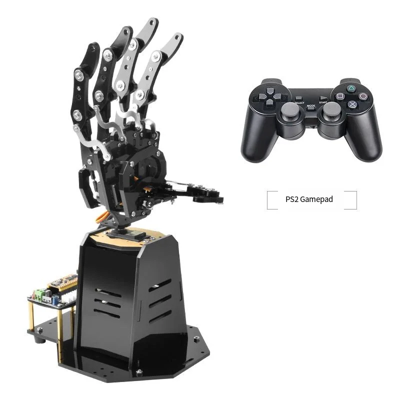 STEM Kit Bionic Robot Palm Hand Manipulator For Arduino Stm32 Programmable Robot Open Source Five-Hand Educational Kit with Ps2