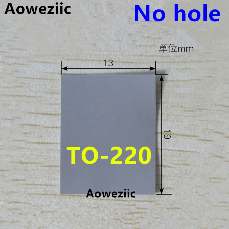 TO-220 TO220 TO-247 TO-3P Transistor Radiatore Raffreddamento Silicone Pad Termico Pellicola Scheda Dissipatore di Calore Copriletto Guarnizione Isolante