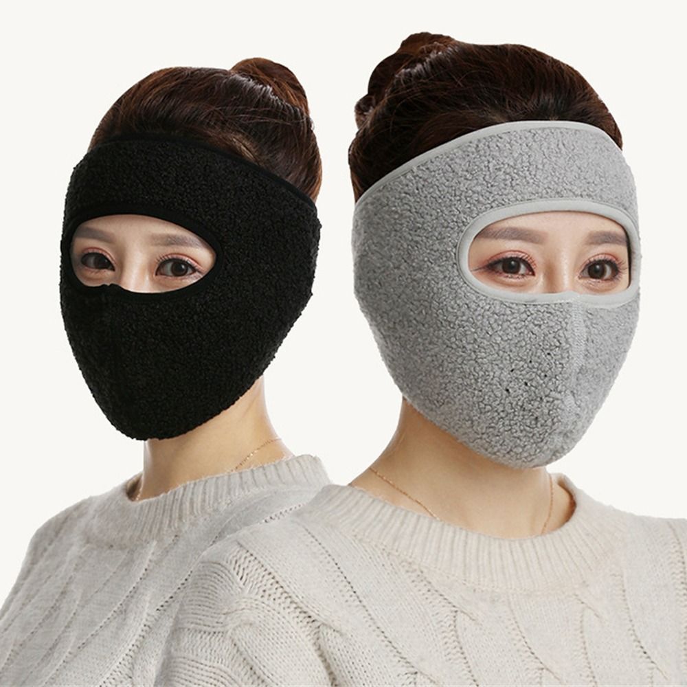 Fashion Warmth Thickened Face Mask Winter Warm Windproof Cold-proof Mouth Cover Full Face Breathable Face Shield Women Men
