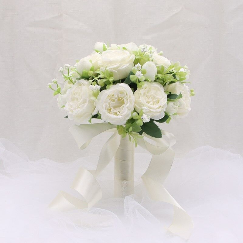 Ayicuthia-造花の花束,ウェディングブーケ,手作り