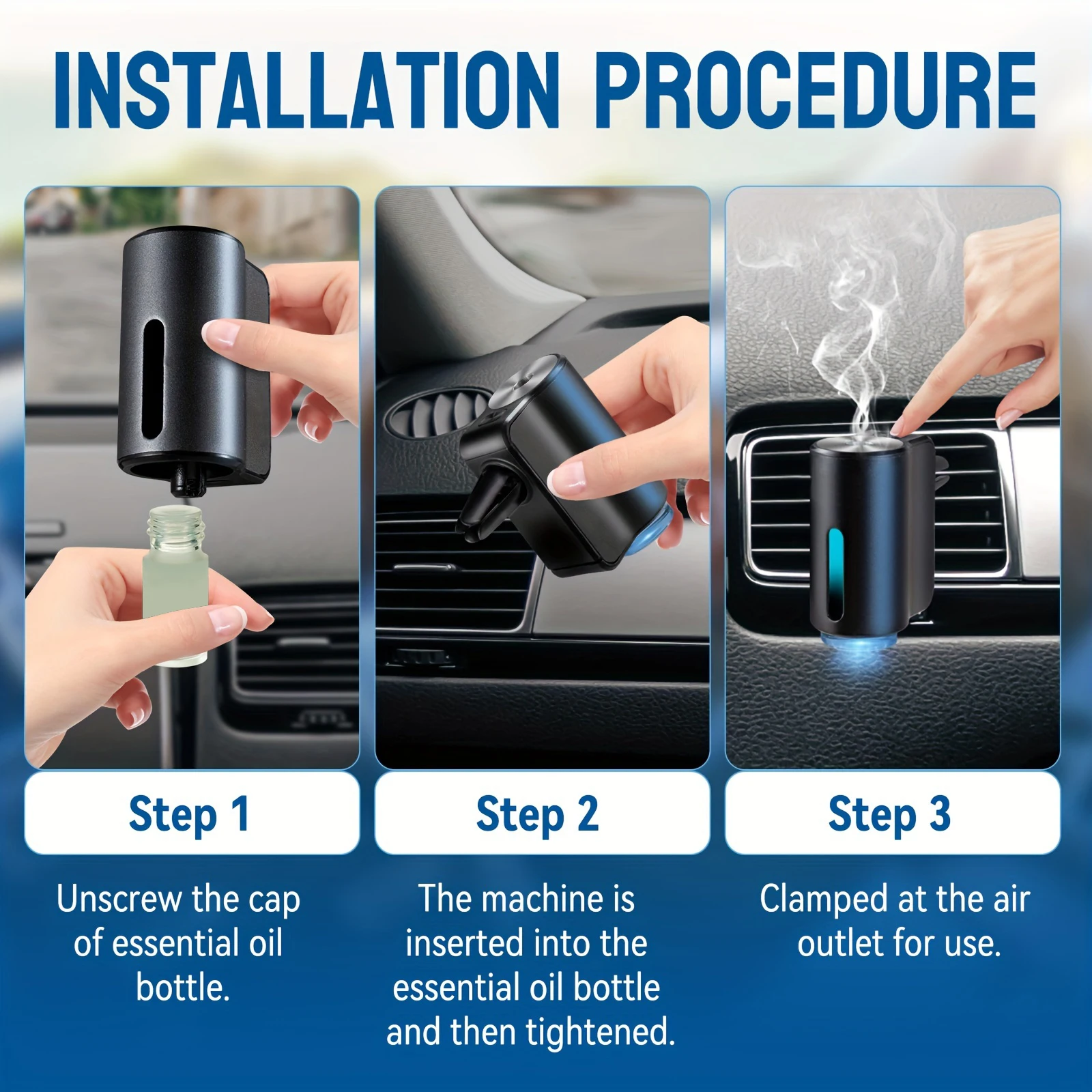 Neue Smart Auto Air Aromatherapie Diffusor Auto Lufterfrischer Luftbefeuchter Aromatherapie Lufterfrischer Entfernen Gerüche Auto Zubehör