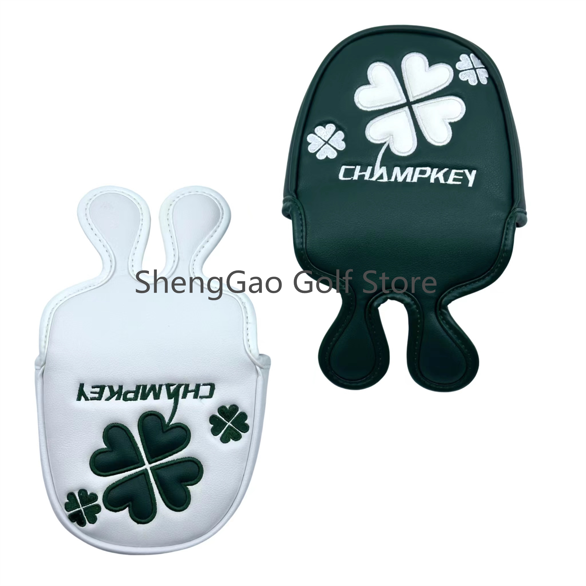 1 шт. чехол с рисунком счастливого клевера, брелок для клюшки для гольфа, Магнитный чехол для клюшки