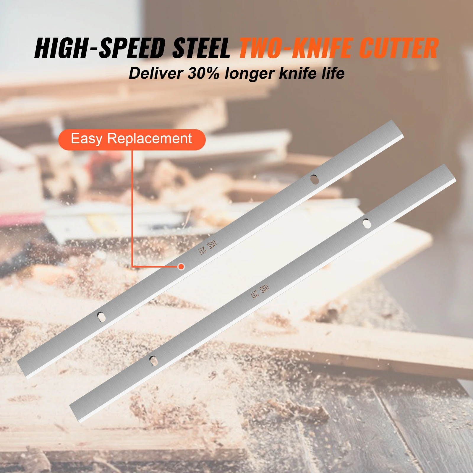 VEVOR Pialla a Spessore 2000W per Legno Altezza Regolabile Lama in Acciaio al Carbonio, Pialla Filo Spessore 15 Amp 2000 W 23500 giri/min, Pialla a Spessore per Lavorazione di Legno  Larghezza 33 cm