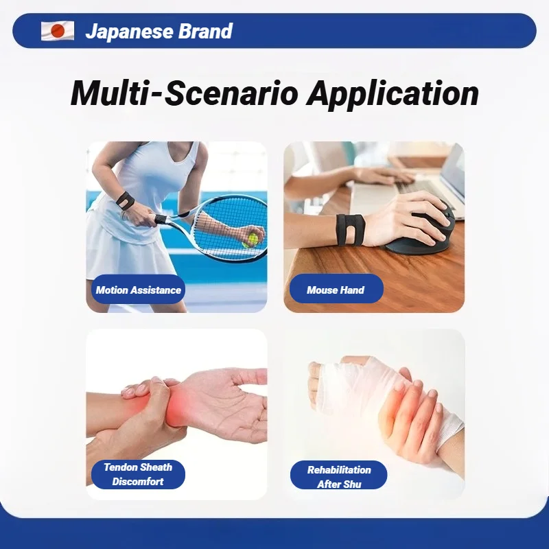 Muñequera para túnel de carpel, banda de soporte cómoda, prevención de esguince, protección de articulaciones, protector deportivo de hueso, elástico especial