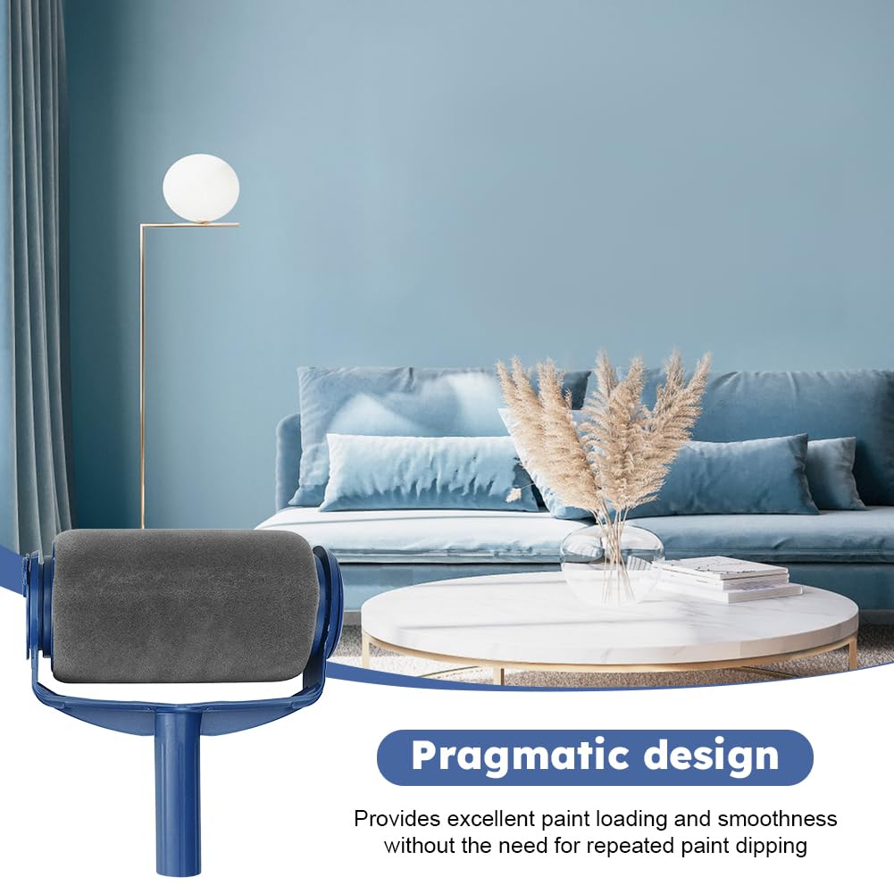 1 Stuks Hervulbare Verfroller Diy Thuis Muur Versieren Runner Plafond Verfroller Geen Drip Kit Roller Kwast Voor plafonds Muren