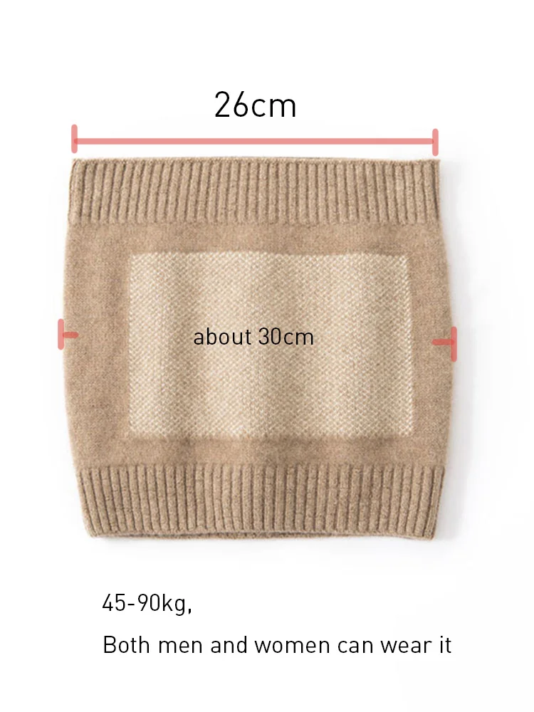 Alta elástica 100% caxemira pura unissex suporte de cintura térmica abdômen volta mais quente roupa interior inverno quente grosso cummerbund idosos