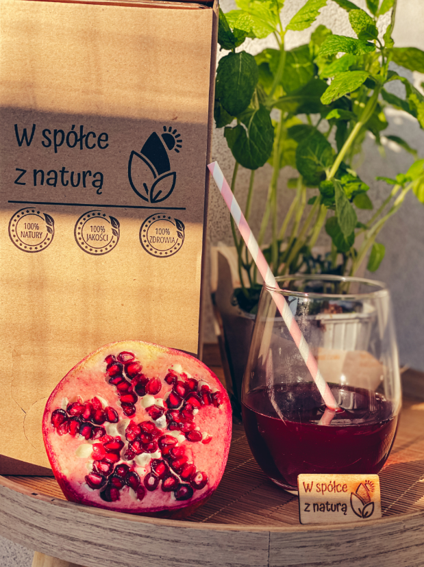 3X SOK Z GRANATU 100% GRANAT TŁOCZONY NFC NATURALNY ZESTAW 3L