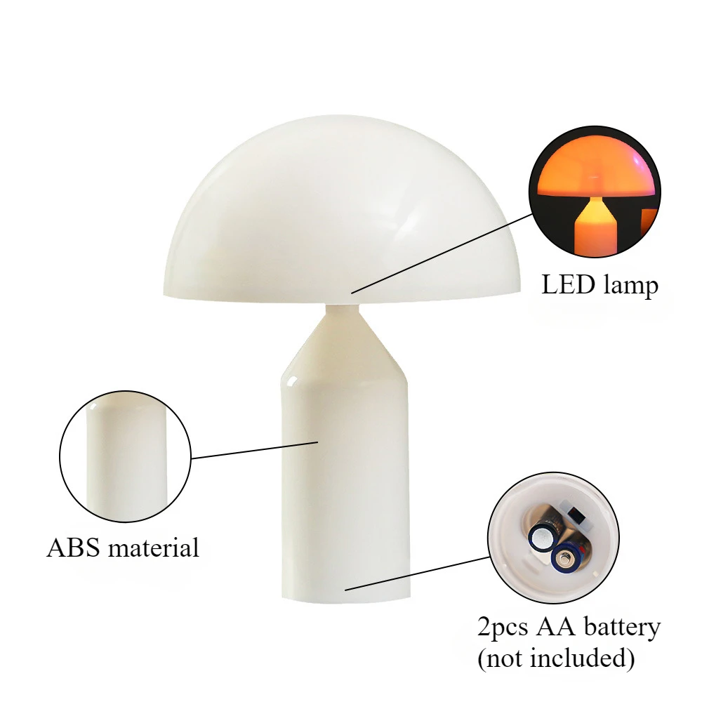Elektronische Kerzenlichter, Pilzlichter, Weihnachtsfeierdekorationen