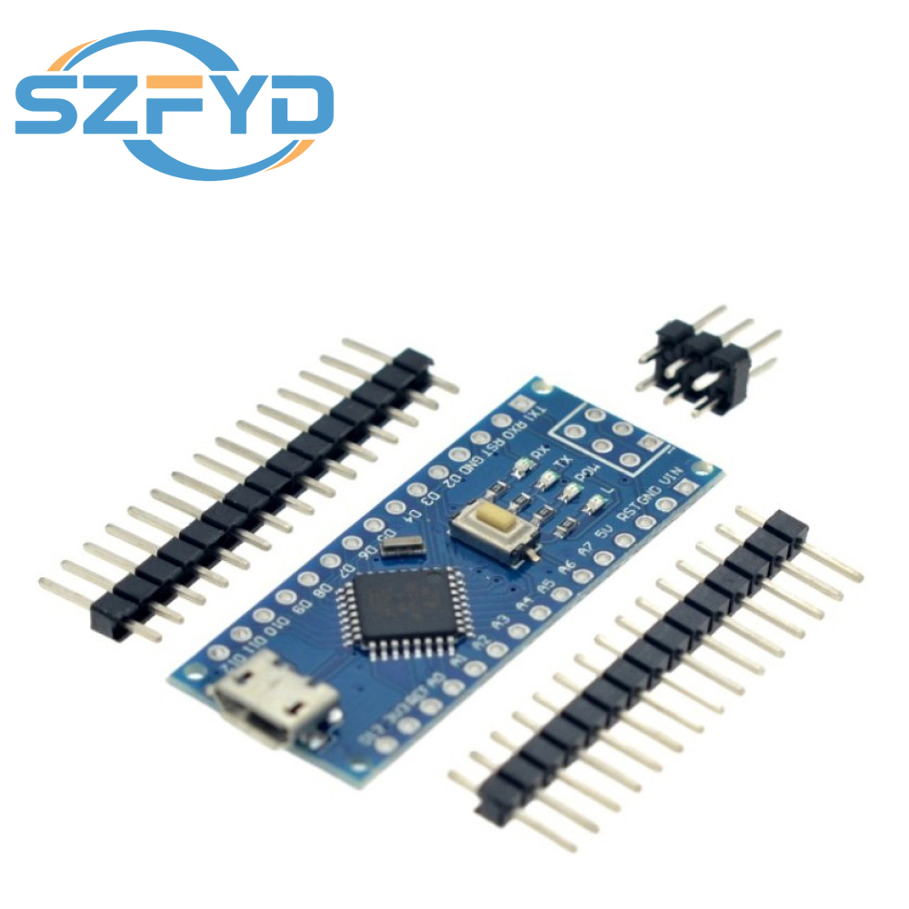 1 peça nano 3.0 mini driver usb atmega328/pb 5v 16m placa micro controlador nano ch340 v3.0 para arduino