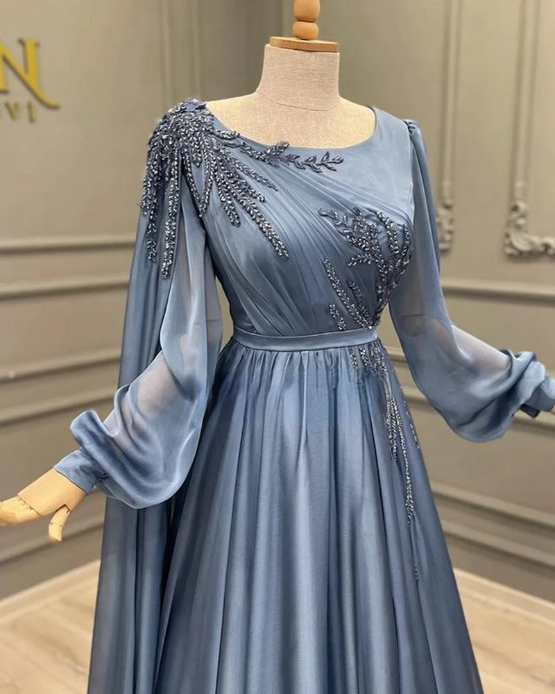 Chân Váy Chữ A Muỗng Cổ Rập Hứa Váy Đầm Dạ Nón Vai Tay Dài Đính Hạt Kim Sa Lấp Lánh Tiệc Trang Trọng Đồ Bầu Mặc Áo Choàng De Soirée