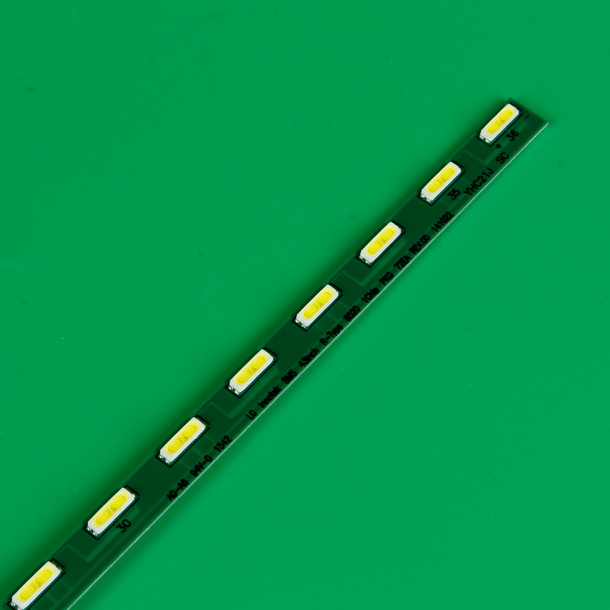 LEDバックライトストリップ,1セットあたり2個,43lh560v 43lf5410 43lf540v 43lf590v 43uf9000 43uf9000 hc430eun mak63207801 mak63207801a