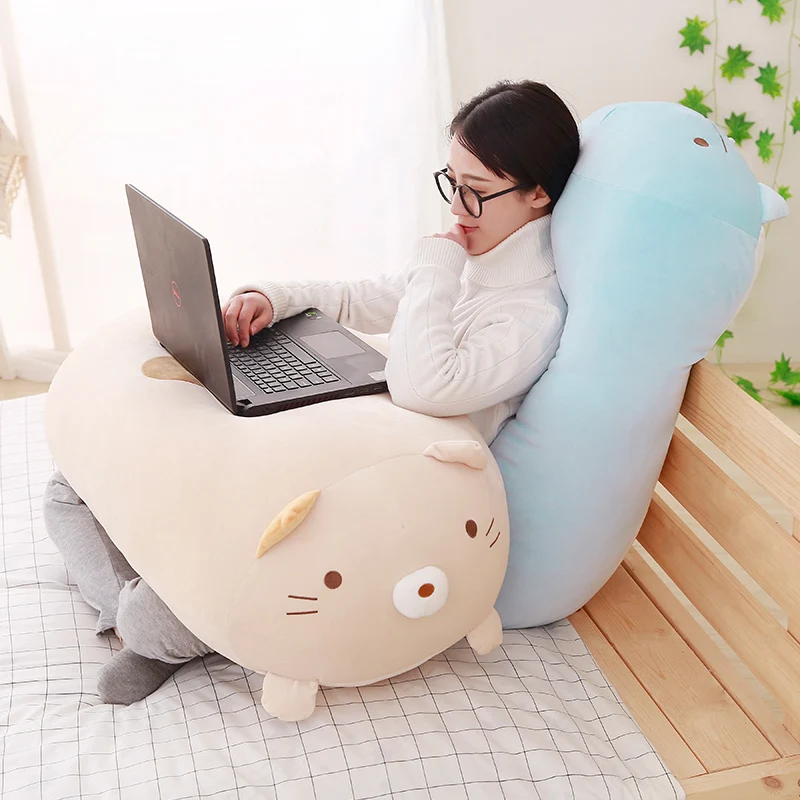 90Cm Mềm Động Vật Hoạt Hình Góc Sinh Học Vỏ Gối Hình Chó Dễ Thương Mèo Khủng Long Con Heo Con Kỳ Lân Sang Trọng Đồ Chơi Nhồi Bông Đáng Yêu Kid birthyday Tặng