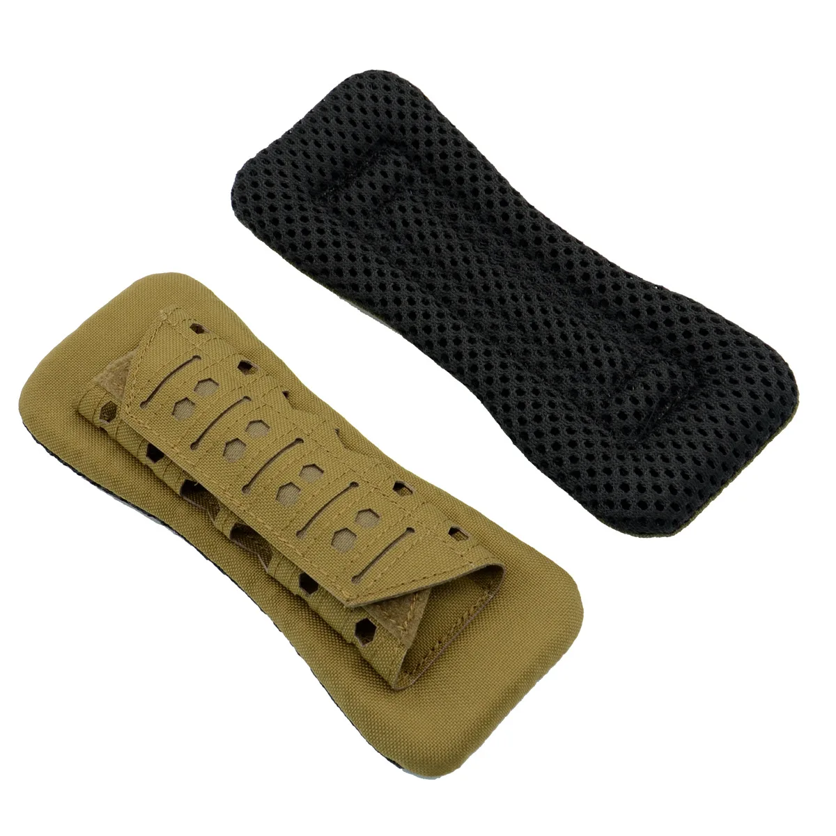 Almohadilla de malla para hombro, almohadillas protectoras para chaleco de caza, mochila, láser cómodo, chaleco de corte, almohadillas duraderas para correa de hombro