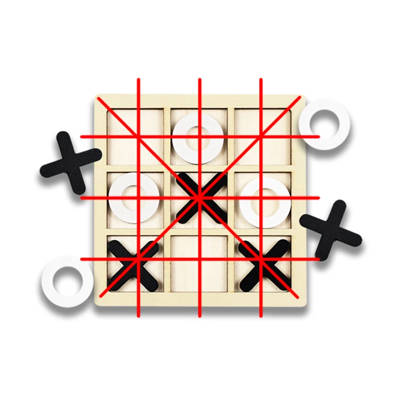 Montessori Wooden Puzzle Brain Training Table Game Leisure Board Toys Interactive Chess Games Educational For Children Gift