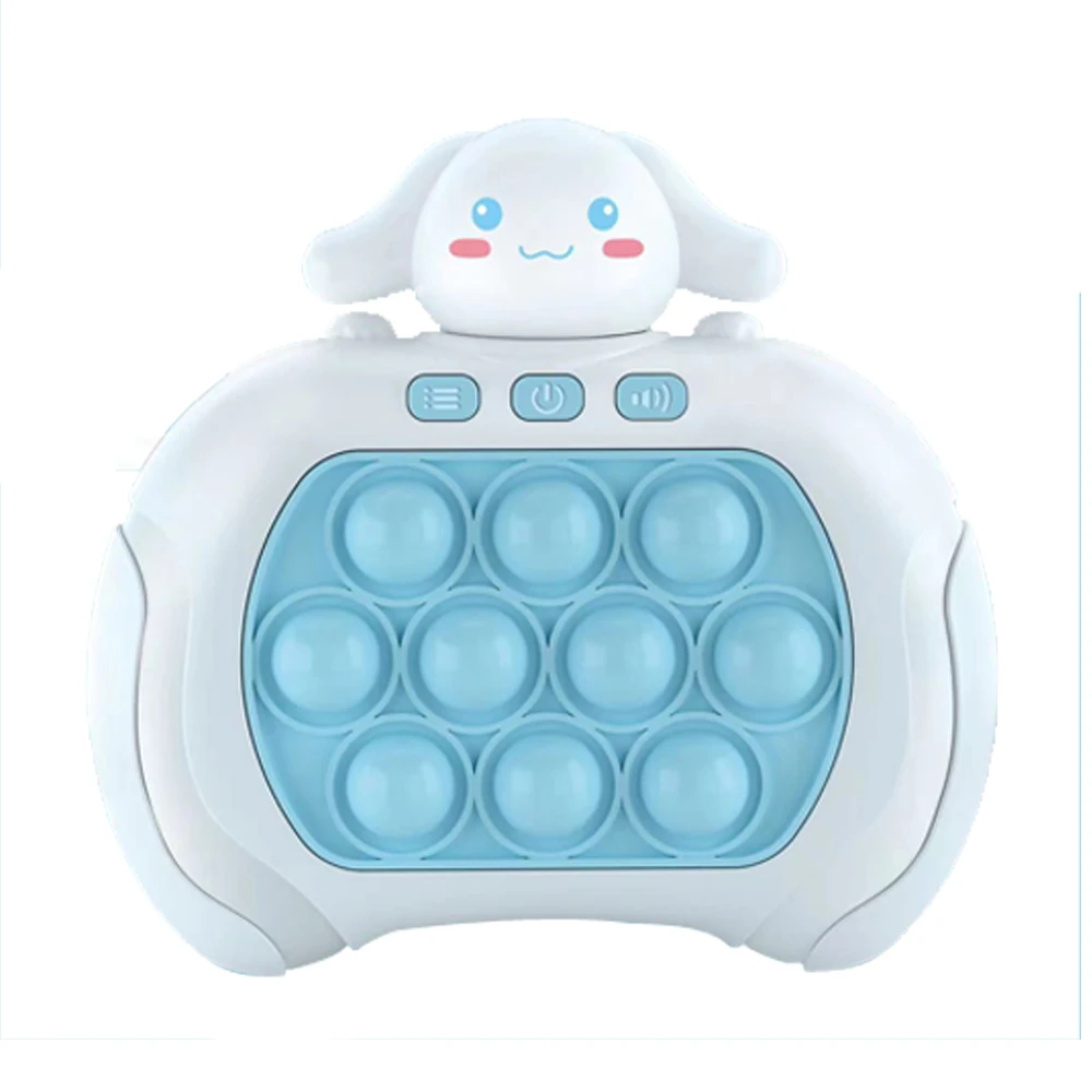 Sanrio Stitch Quick Push Bubbles เกมเด็กสนุก Whac-A-Mole บีบ Anti Stress Sensory Bubble Fidget ของเล่นของขวัญ