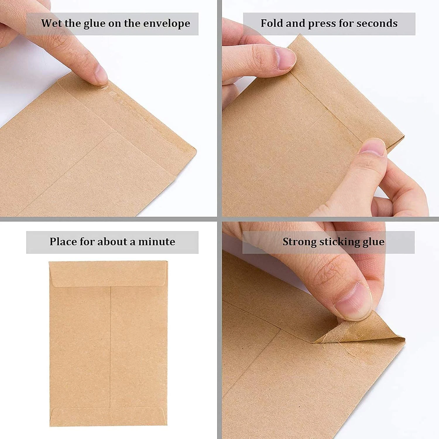 100/200pcs Seed Envelopes Bulk 6x10cm Seed Packets Envelopes Gift Small Paper Coin Envelopes Resealable Seed Organizer Storage