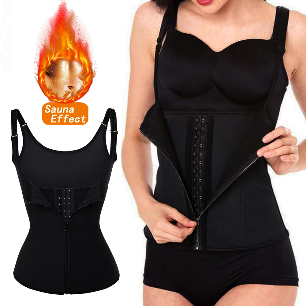 Zweet Taille Trainer Vest Afslanken Korsetten voor Gewichtsverlies Body Shaper Sauna Pakken Compressie Tank Tops Buik Gordels Shapewear