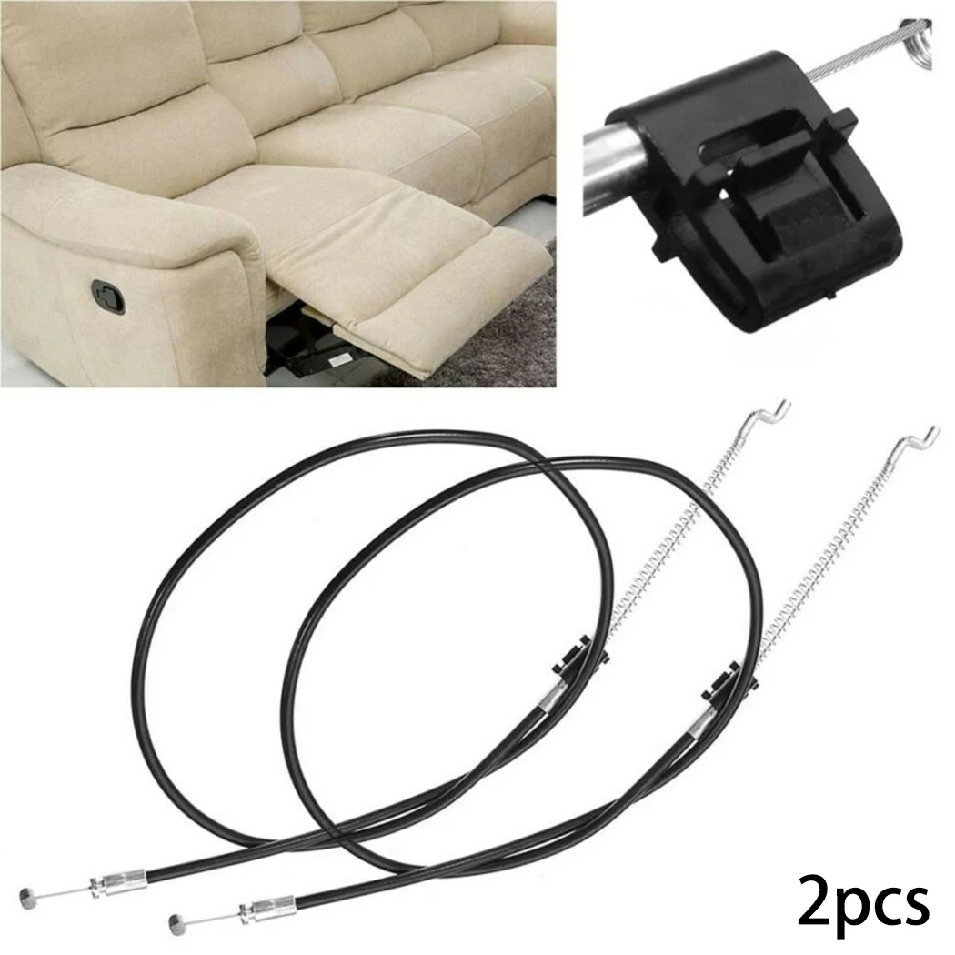 2 Chiếc Kim Loại Chống Bẹp Đầu Sofa Tay Cầm Cáp Ghế Ghế Phát Hành Lever Thay Thế 93CM 4311 Chuck Mùa Xuân Cáp Chất Lượng Cao chất Liệu