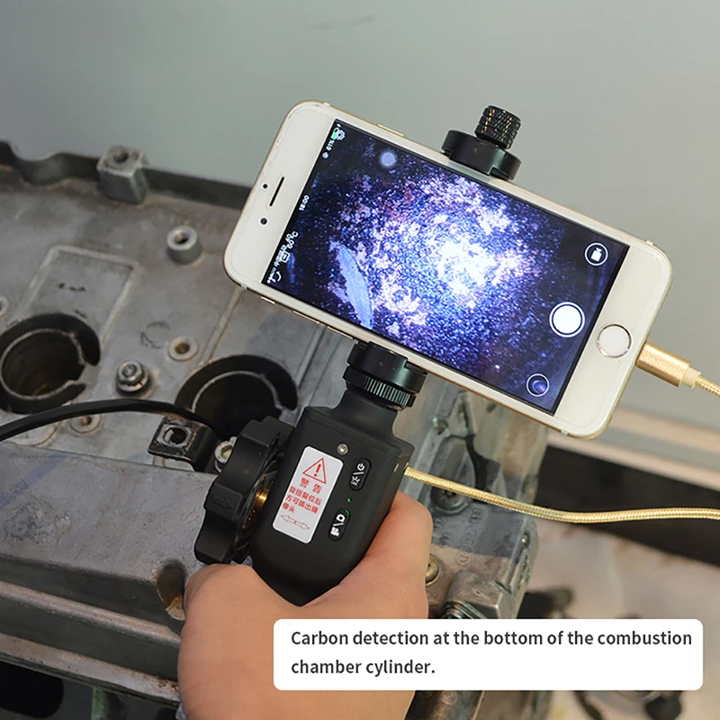Gelenk-Endoskopkamera mit Licht, Zwei-Wege-Gelenk-Endoskop-Inspektion für Automobilmechaniker, unterstützt iOS und Android