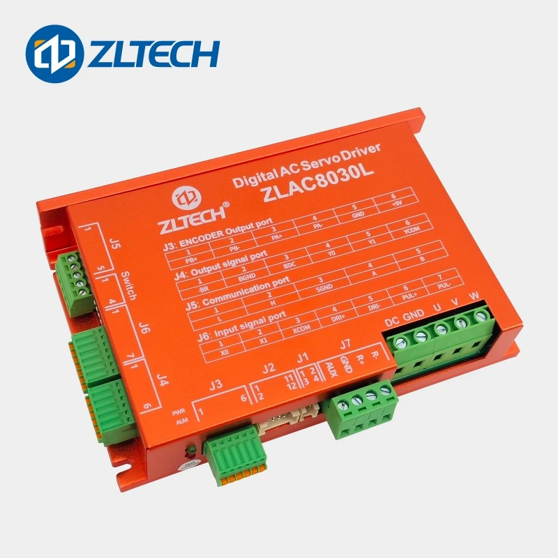 ZLTECH 3 Phase 24V-48V 30-60A 1000W CANOPEN RS485 Pulse Brushless DC Electric Hub Servo Motor Controller Driver For Patrol Robot