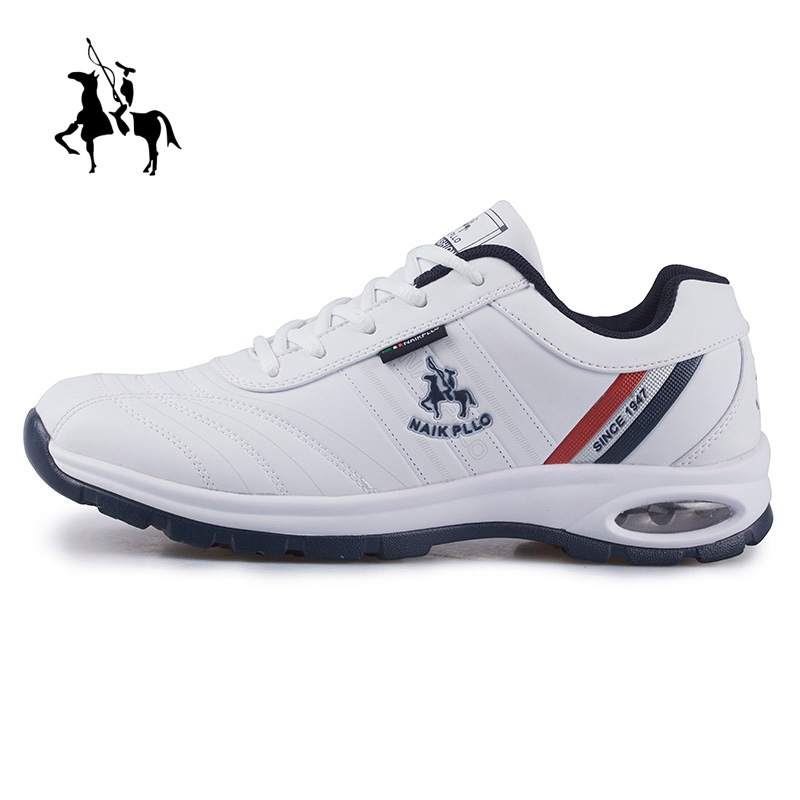 Novos sapatos masculinos de couro ao ar livre tênis casuais moda esportes sapatos de tamanho grande para homem кроссо html мужjavе zapatillas hombre