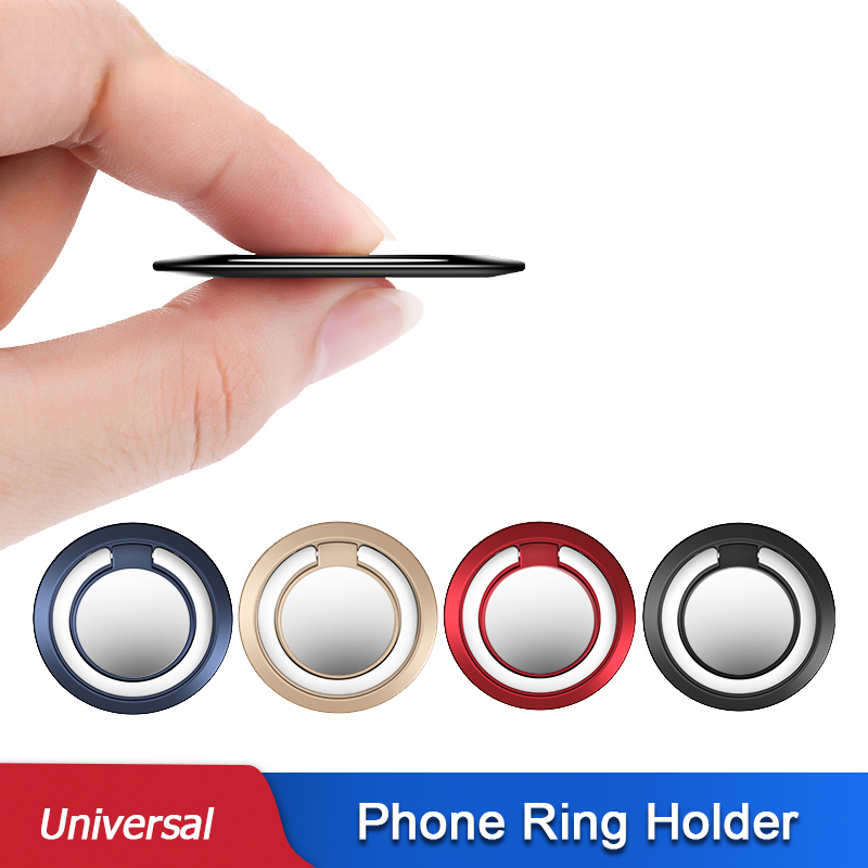 Universal Fingerringhalter Ständer Handy Luxus 360° °   Grad drehbarer Handy-Rückseiten-Aufkleberhalter für iPhone Samsung Xiaomi