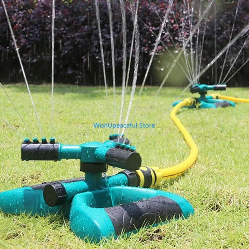 34ya 360 derajat Sprinkler Otomatis Rotating Otomatis Cakupan Area Penyiram Air untuk Alat Penyiraman Irigasi Halaman Luar Ruang