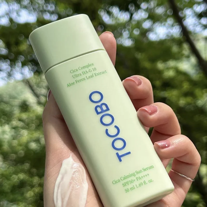 Korean Face Sunscreen Stick Light Blue Matte Sunstick For Soft Silky Skin Cotton Soft Sun Stick Watery Texture UV Protection New