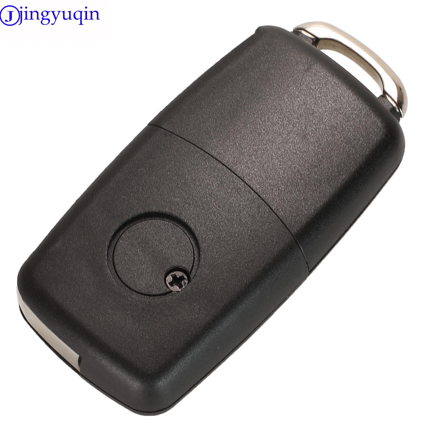 jingyuqin For VW Beetle Golf Passat Jetta Flip Key Car Remote Key Entry Transmitter Fob 315Mhz ID48 1J0959753AM 1J0959753DC