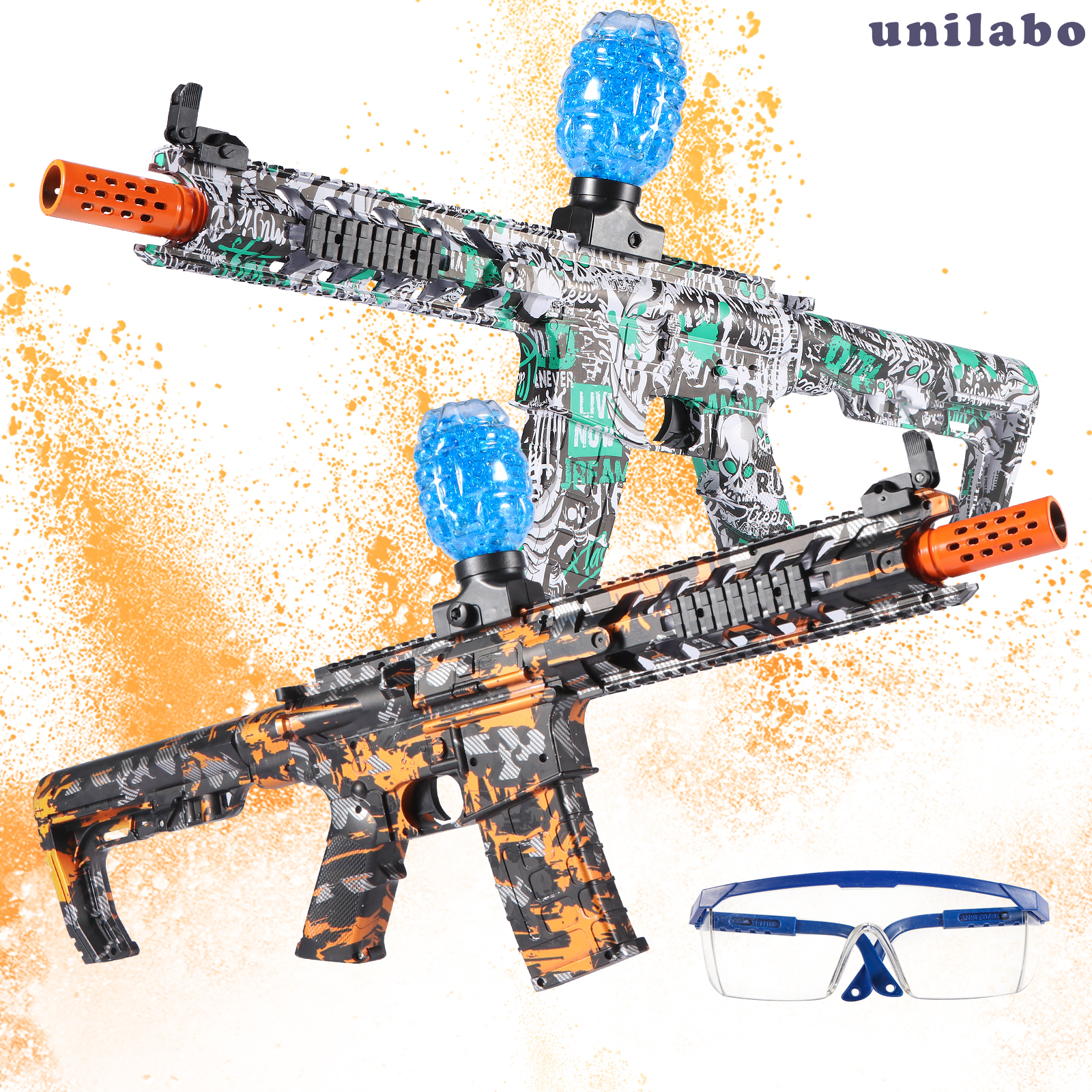 M416 Elektryczny pistolet blasterowy, akumulatorowy, automatyczny zabawki na świeżym powietrzu do zajęć zespołowych, idealny prezent (bez pocisków)