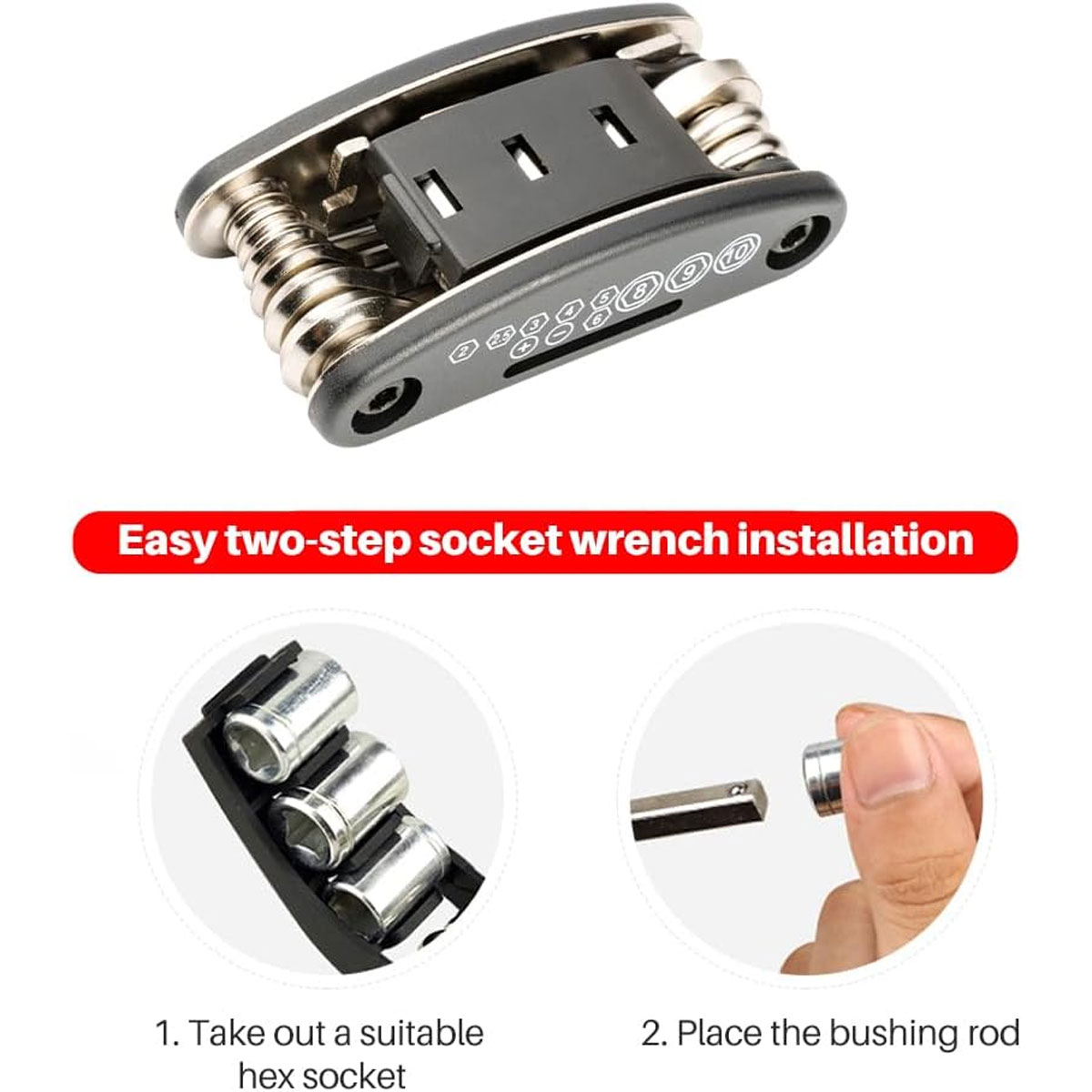 Bicycle Repair Tool 16 In 1 Tool Portable Folding Tool Hexagonal Wrench Bicycle Repair Tool Set Bicycle Repair Tool Accessories