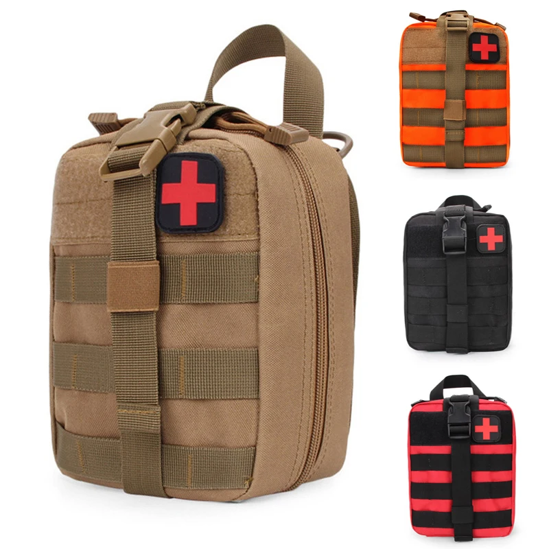 Caldo! Caccia tattica EDC Molle Pouch Kit medico di emergenza per sopravvivenza all'aperto IFAK Marsupio Kit di pronto soccorso Accessori per escursioni