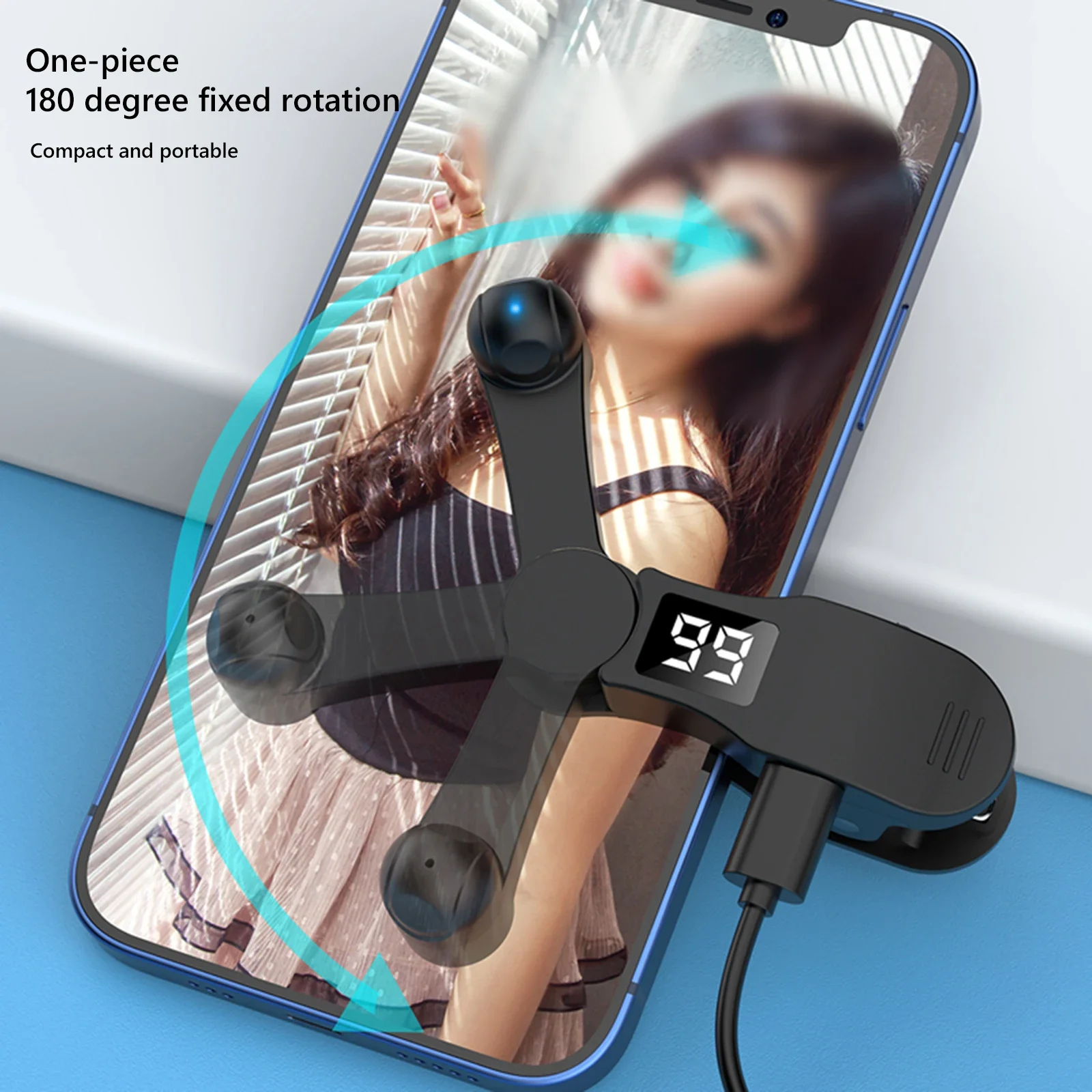 Clicker schermo automatico per applicazioni smartphone Video Streaming live Gadget Simulatore USB Schermo di gioco per smartphone Treppiedi touch Tapper