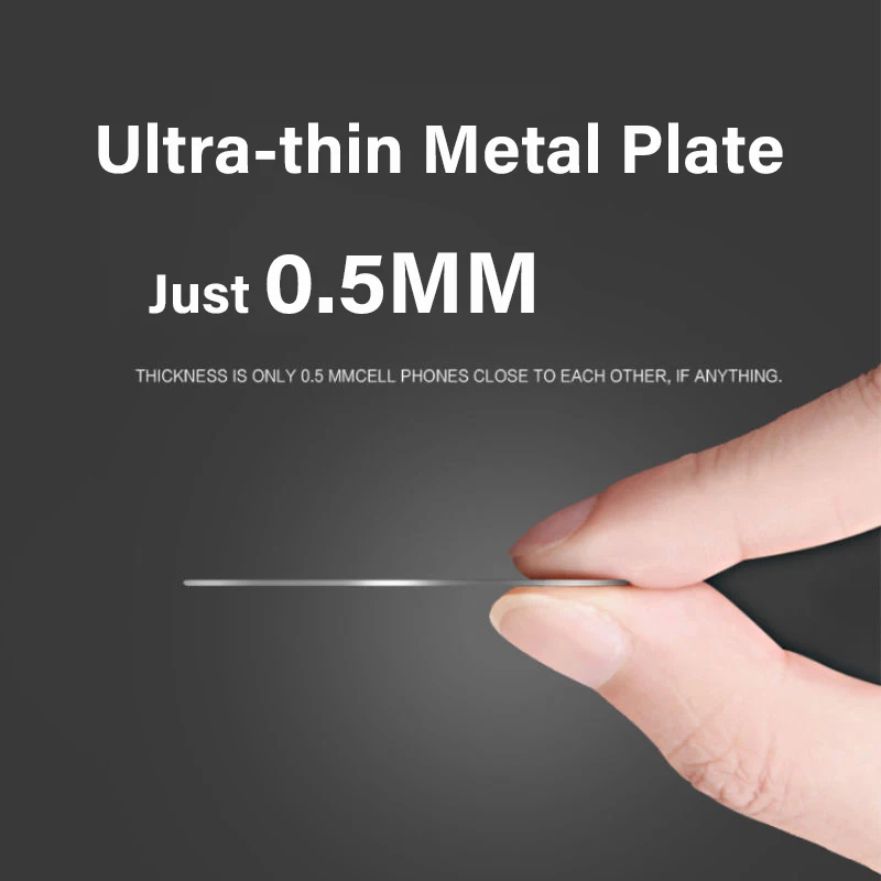 Magnetische metalen plaat voor autotelefoonhouder Universele ijzeren plaat Schijfsticker Mount Mobiele telefoon magneetstandaard voor alle smartphones
