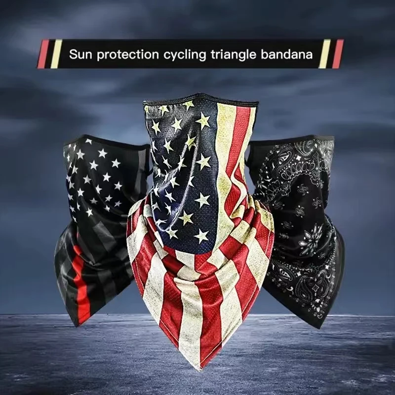 Polaina de cuello refrescante para actividades al aire libre, Bandana transpirable de secado rápido, protección solar para motocicleta, bufanda para montar en moto