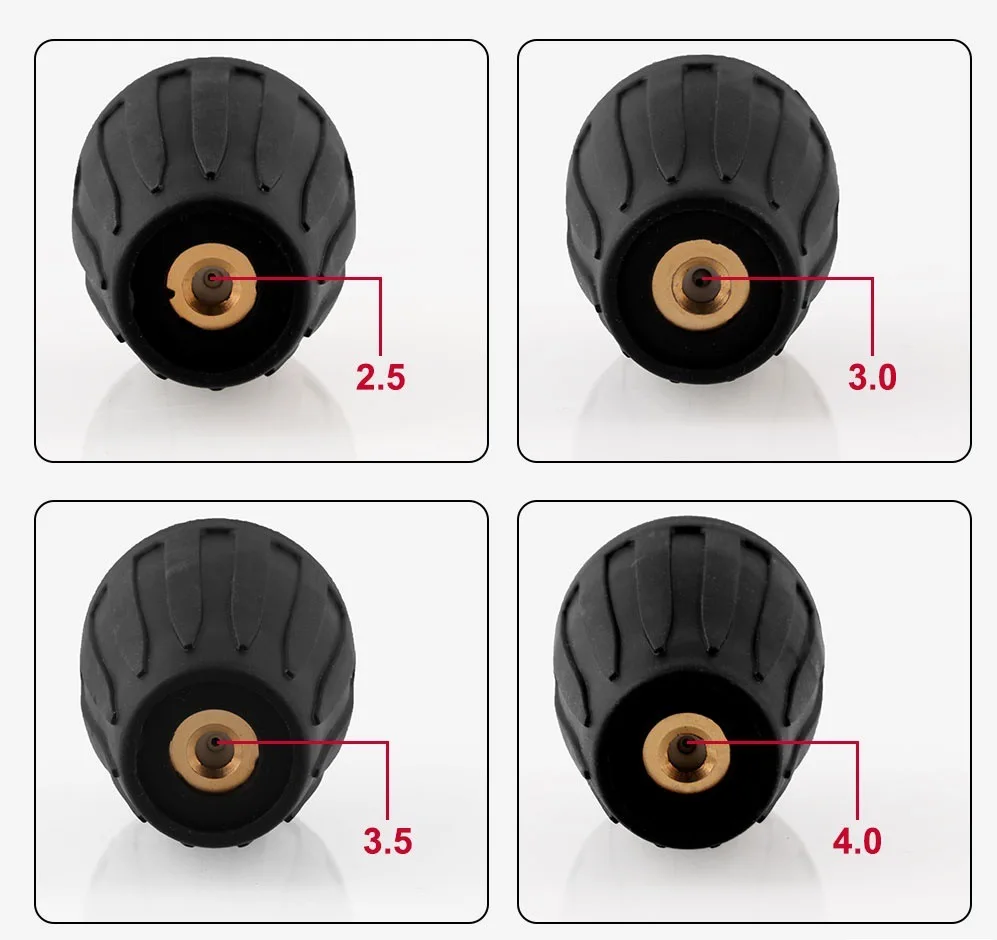 Boquilla turbo de rotación rápida para lavadora de alta presión, punta de pulverización QuickConnect 1/4 2,5,3,0,3,5,4,0,4,5 GPM 4000PSI
